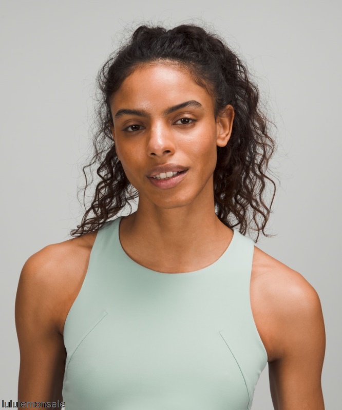 Lululemon Damen DELULU311 | Silberblaues Belebendes Trainings-tanktop